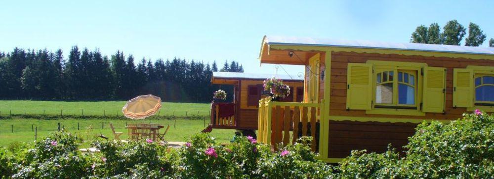 Les Roulottes De La Ferme Des Chanaux Saint-Julien-d'Ance Exterior foto